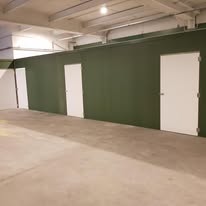 Couloir d'accès aux box